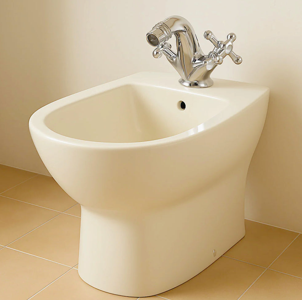 Rubinetto per bidet due manopole miscelatore da bagno modello Roma
