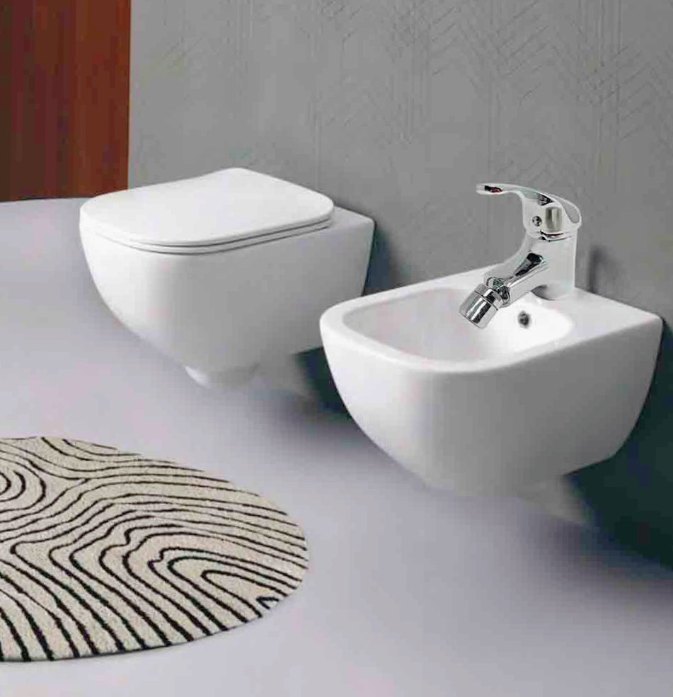 Rubinetto per bidet modello Bari, cromato lucido - elegante e moderno