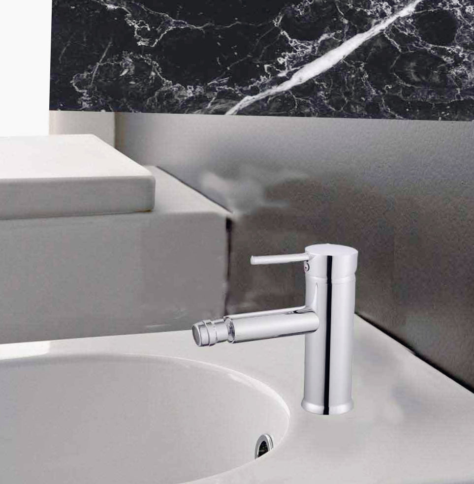 Rubinetto per bidet modello Ray Silver, cromato lucido - elegante e moderno