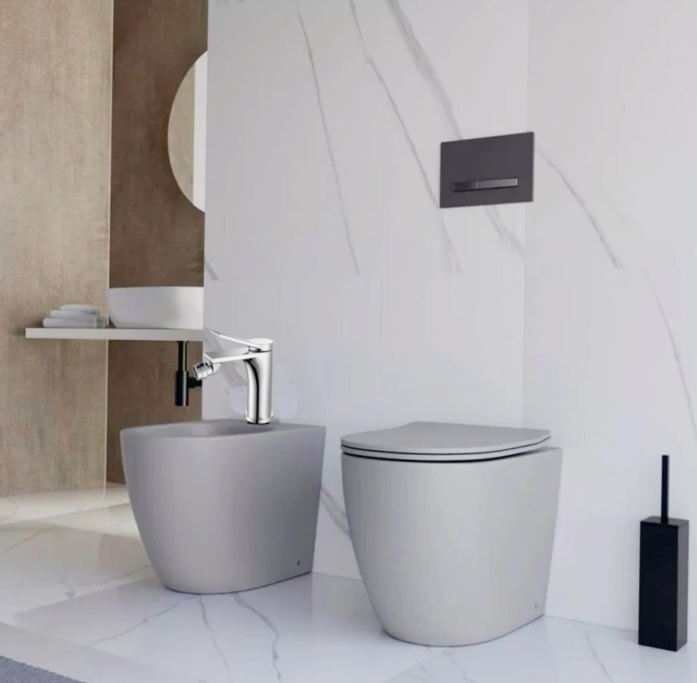 Rubinetto per bidet modello Sky, ottone cromato lucido - design stilizzato e raffinato