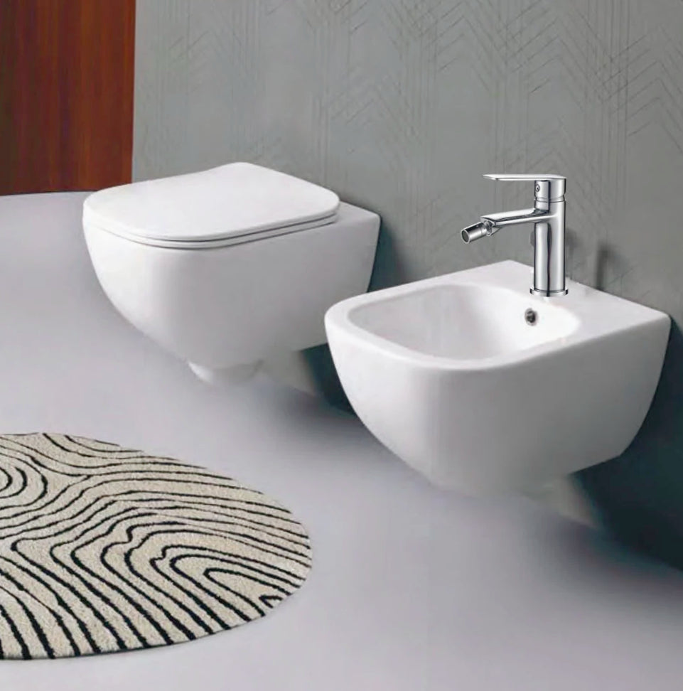 Rubinetto per bidet modello Sofi, ottone cromato lucido - elegante e resistente