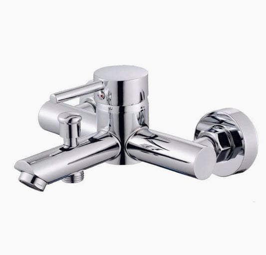 Rubinetto vasca da bagno cromato lucido Ray Silver - moderno e resistente