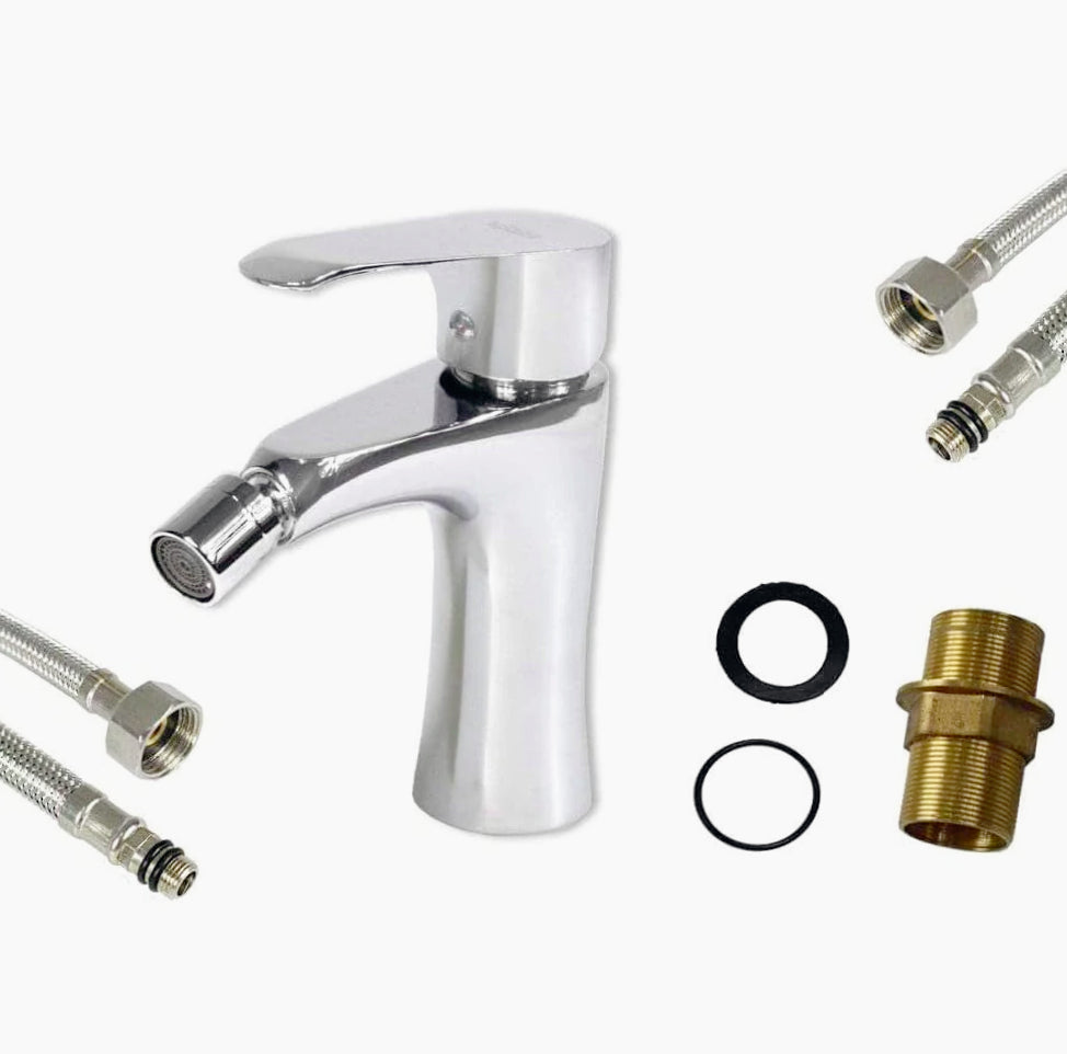 Rubinetto per bidet modello Love, miscelatore moderno - elegante e funzionale