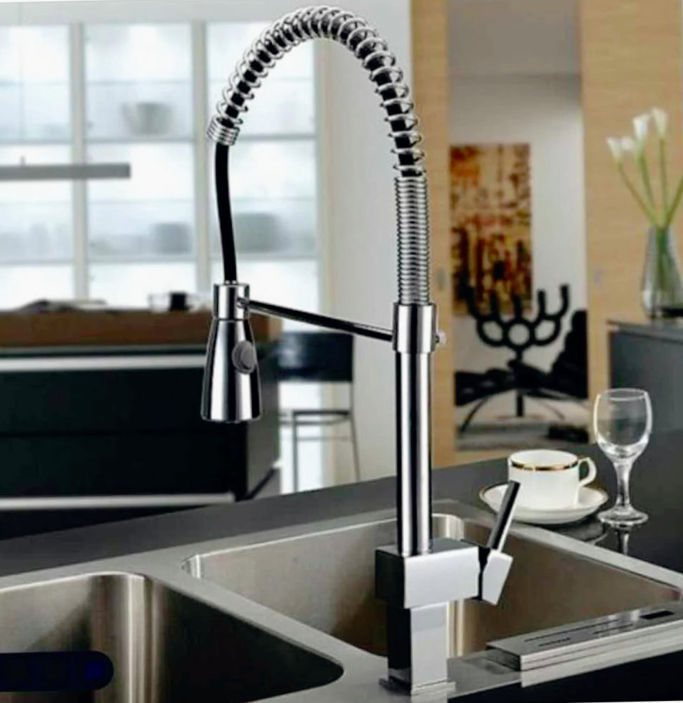 Rubinetto lavello cucina canna alta 2 modalità getto - funzionale e versatile