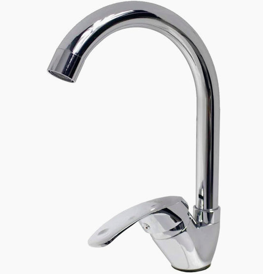 Rubinetto lavello cucina canna alta cromato lucido - moderno e resistente