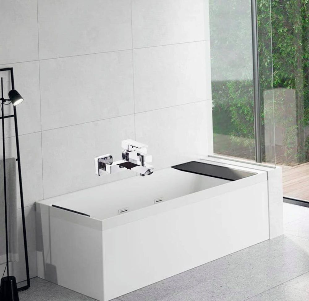 Rubinetto vasca da bagno cromato lucido modello Firenze - elegante e resistente