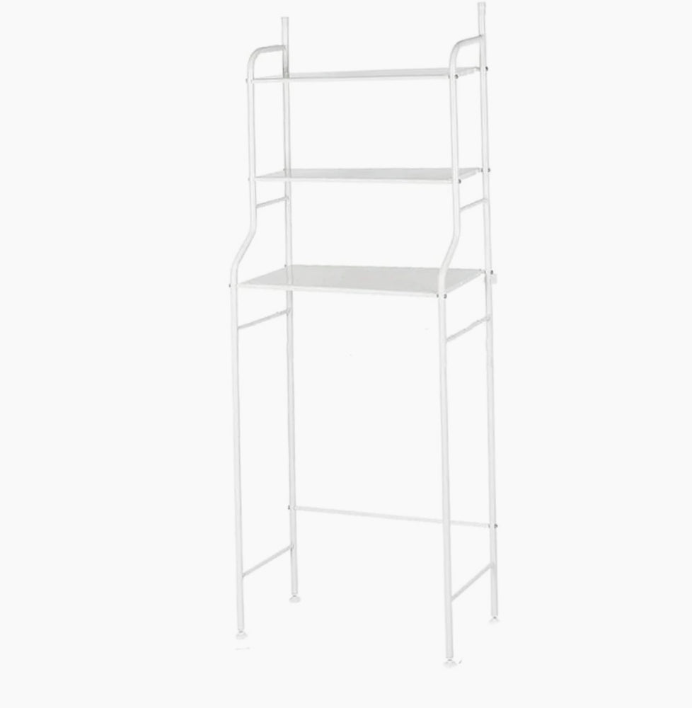 Scaffale da bagno/lavanderia 3 mensole sopra lavatrice salvaspazio - ambraled