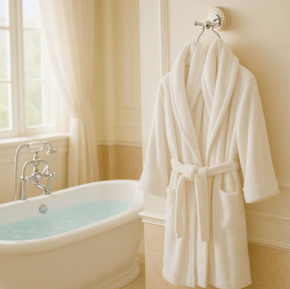 Set bagno 6 pezzi in acciaio lucido, vetro satinato e ceramica - ambraled