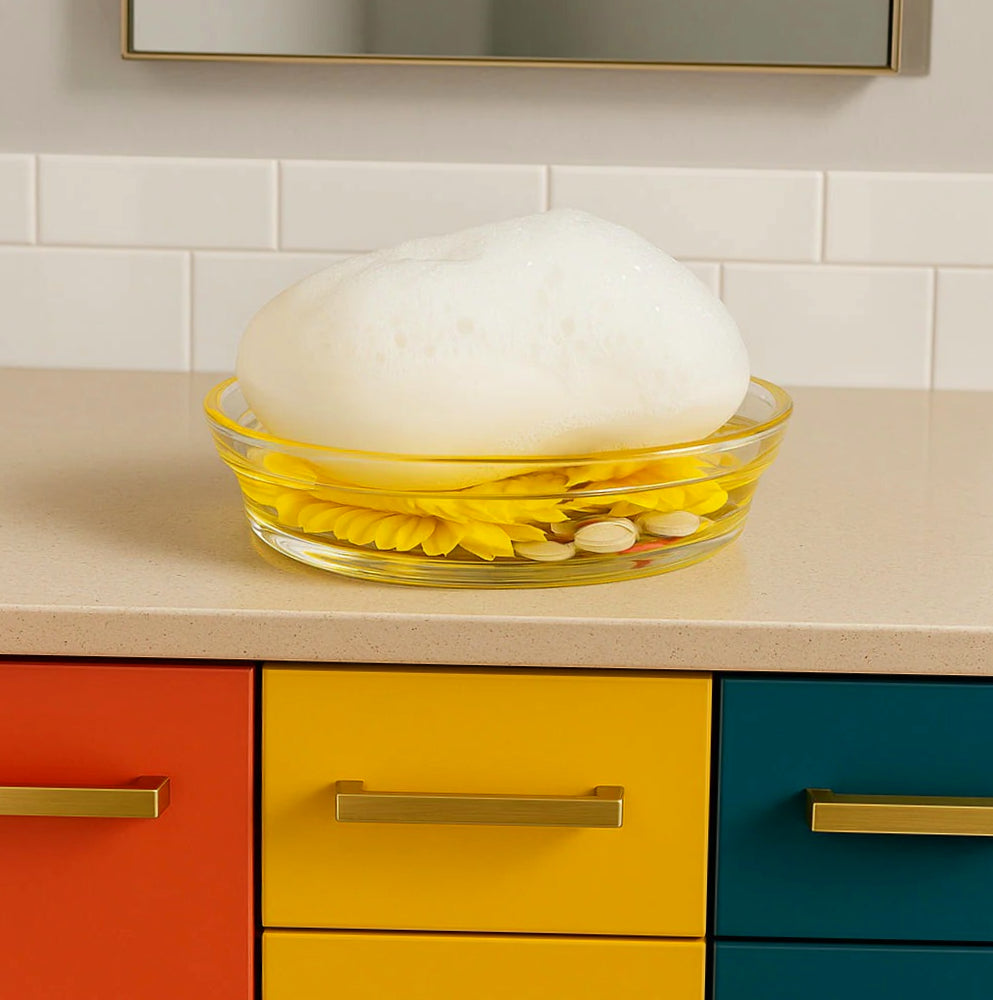 Accessori Bagno – Dispenser Spazzolino, Portasapone e Scopino - ambraled