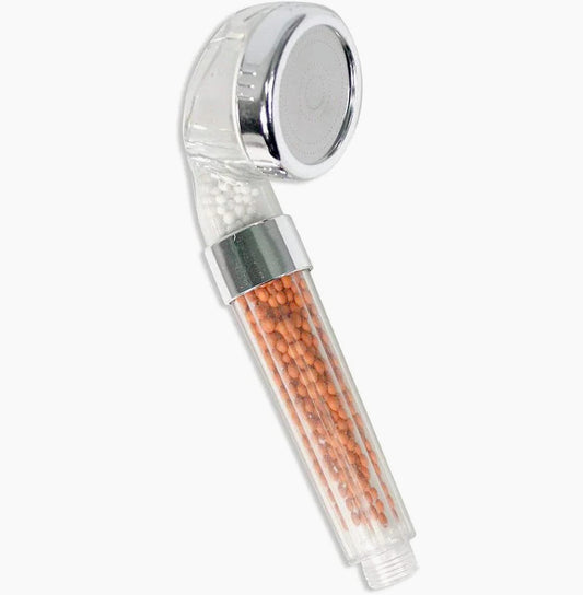 Soffione doccia con filtro depuratore a sassi 3 filtri anticalcare - ambraled