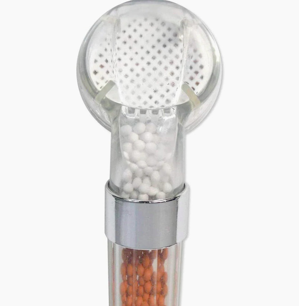 Soffione doccia con filtro depuratore a sassi 3 filtri anticalcare - ambraled