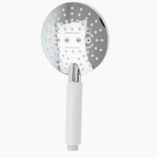 Soffione doccia getto regolabile bianco in ABS, attacco ½ pollice - ambraled