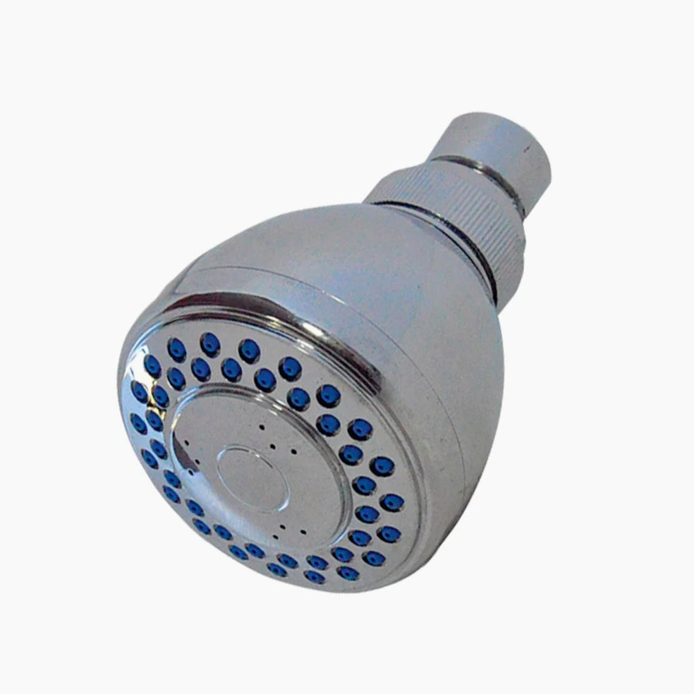 Soffione doccia multigetto tondo con braccio a parete - ambraled