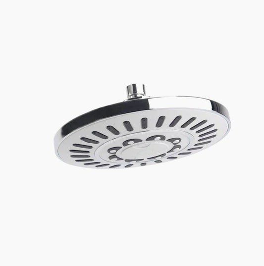 Soffione doccia tondo in ABS con filtro anticalcare integrato - ambraled