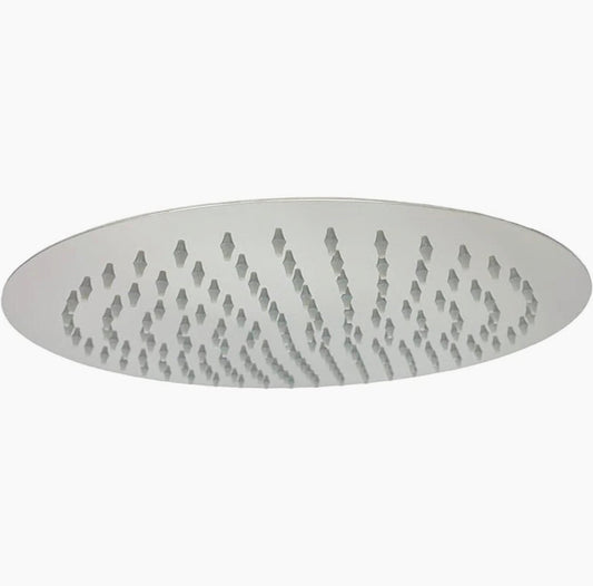 Soffione doccia tondo slim 30 cm – Effetto pioggia, attacco 1/2" - ambraled