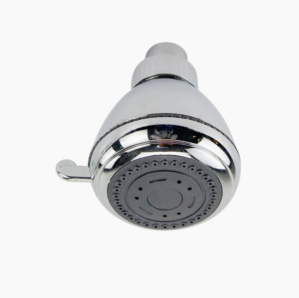 Soffione per doccia tondo 7,5 cm – Multigetto con regolatore del getto - ambraled