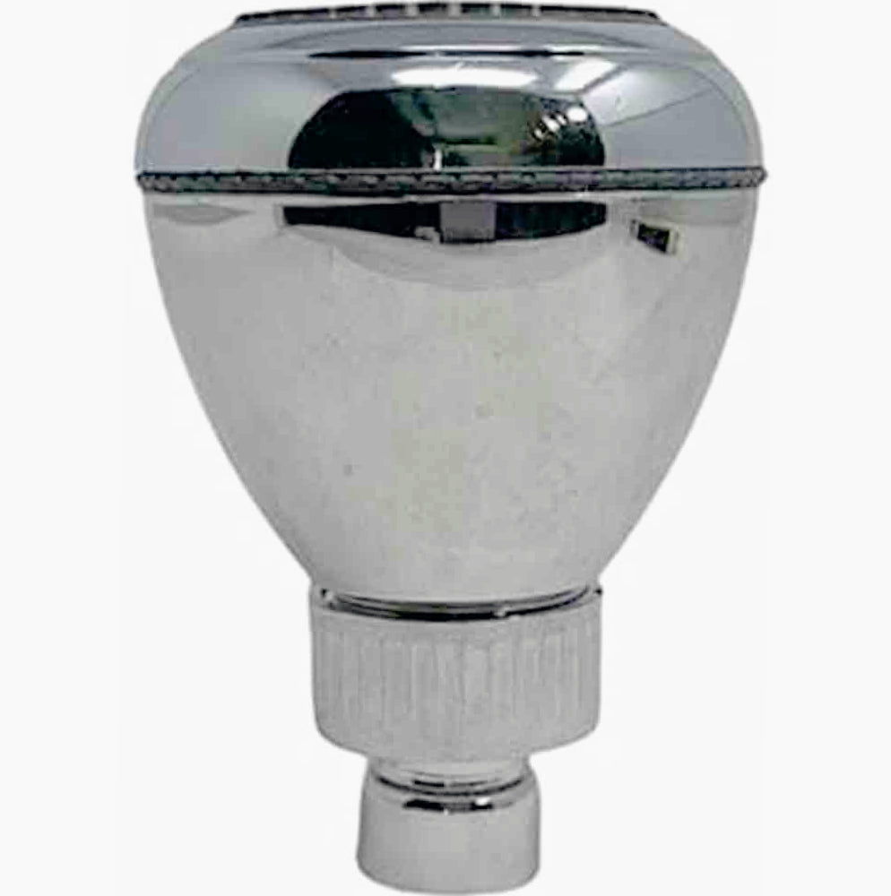 Soffione per doccia tondo cromato lucido – Multigetto, diametro 7 cm - ambraled