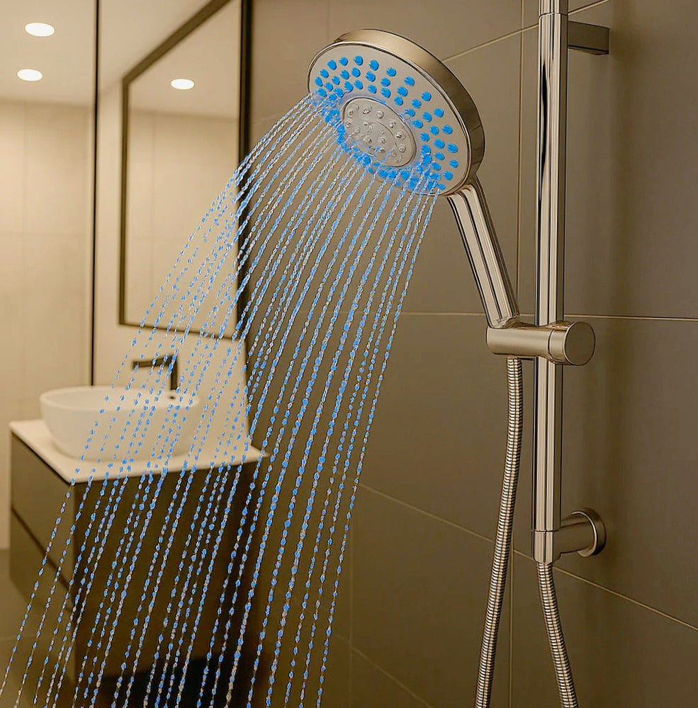 Soffione per vasca da bagno e doccia – Getto regolabile - ambraled