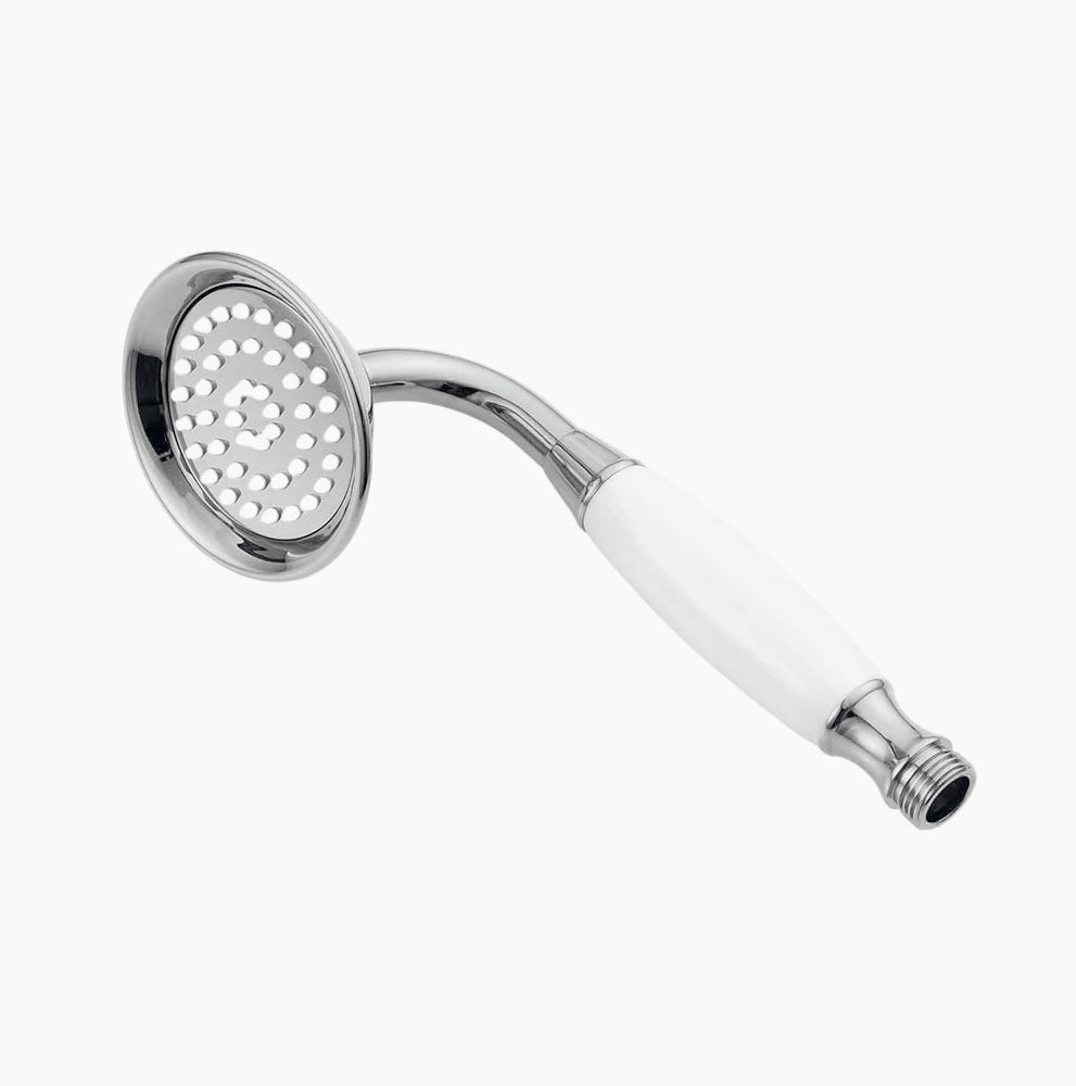 Soffione stile retrò con tubo flessibile 1,8 m – Supporto a muro - ambraled