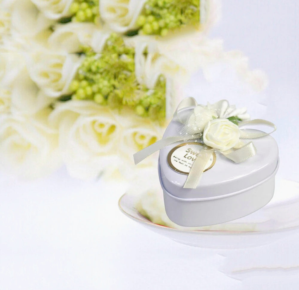 12 scatoline portaconfetti cuore – bomboniere per matrimonio e comunione (60 caratteri) - ambraled