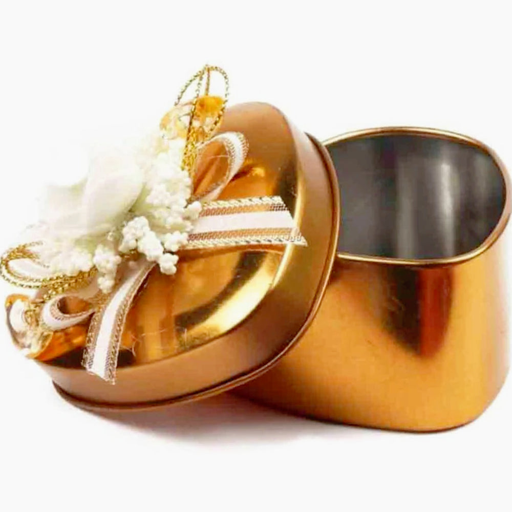 12 scatoline portaconfetti cuore – bomboniere per anniversario 50 anni (60 caratteri) - ambraled