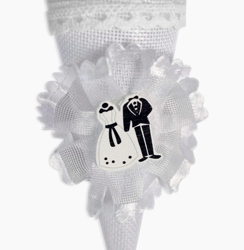 Cono portariso – portaconfetti per matrimonio e confettata - ambraled