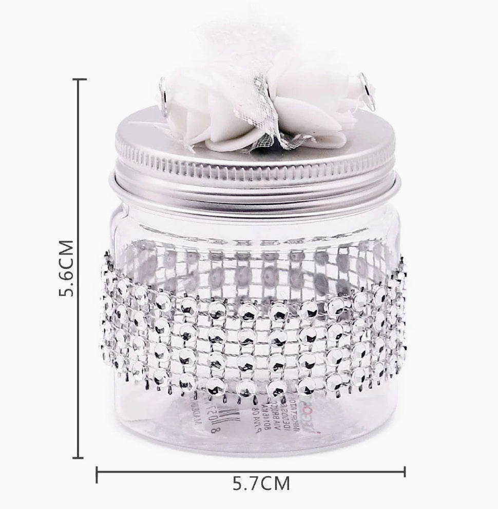 Scatoline bomboniera portaconfetti 12 pezzi con strass - ambraled