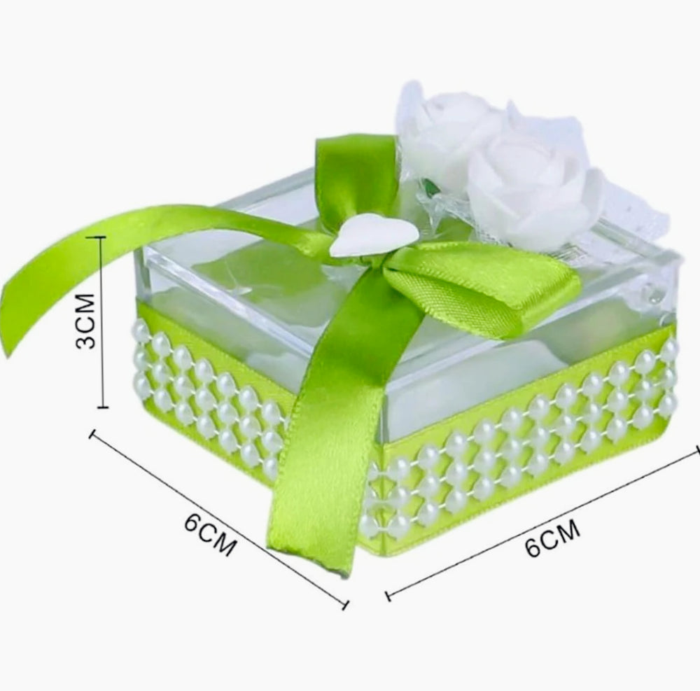 Set 12 scatoline portaconfetti per promessa di matrimonio, perfette anche come bomboniere - ambraled