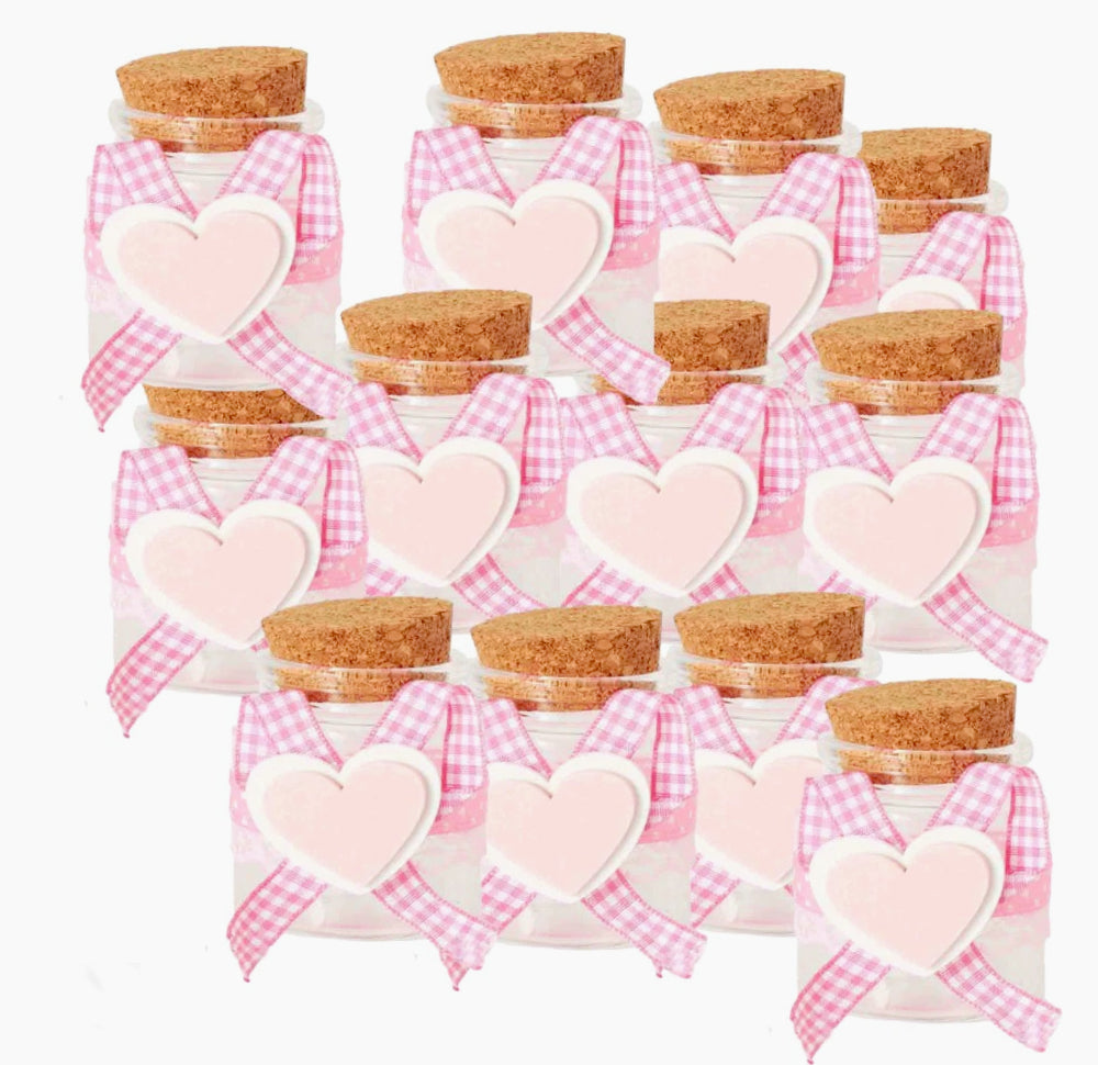 12 bomboniere portaconfetti – per battesimo, nascita e compleanno rosa celeste - ambraled