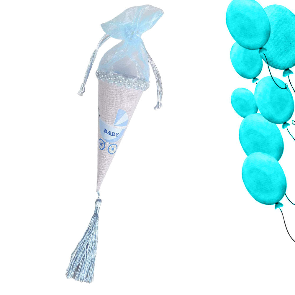 Coni portaconfetti – battesimo, nascita & baby shower rosa & celeste - ambraled
