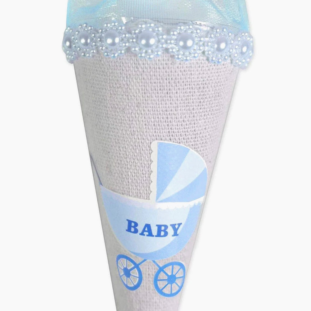 Coni portaconfetti – battesimo, nascita & baby shower rosa & celeste - ambraled