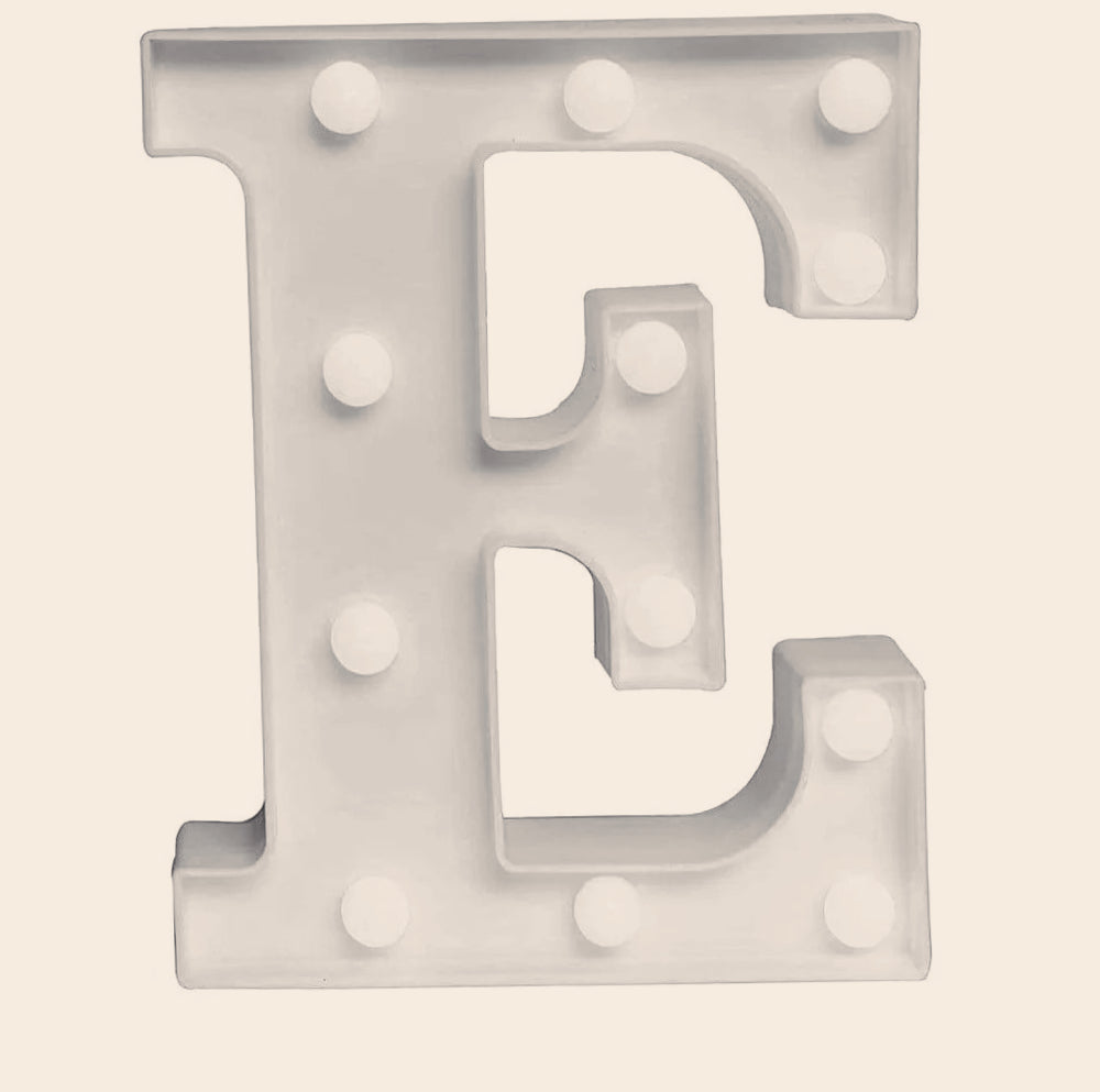 Lettere luminose LED alfabeto A-Z – Luce calda per decorazione casa, compleanni, nozze, feste, bar e eventi - ambraled