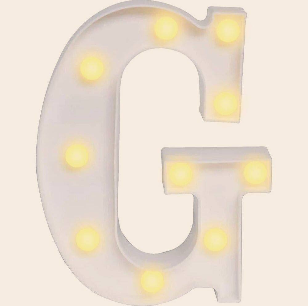 Lettere luminose LED alfabeto A-Z – Luce calda per decorazione casa, compleanni, nozze, feste, bar e eventi - ambraled