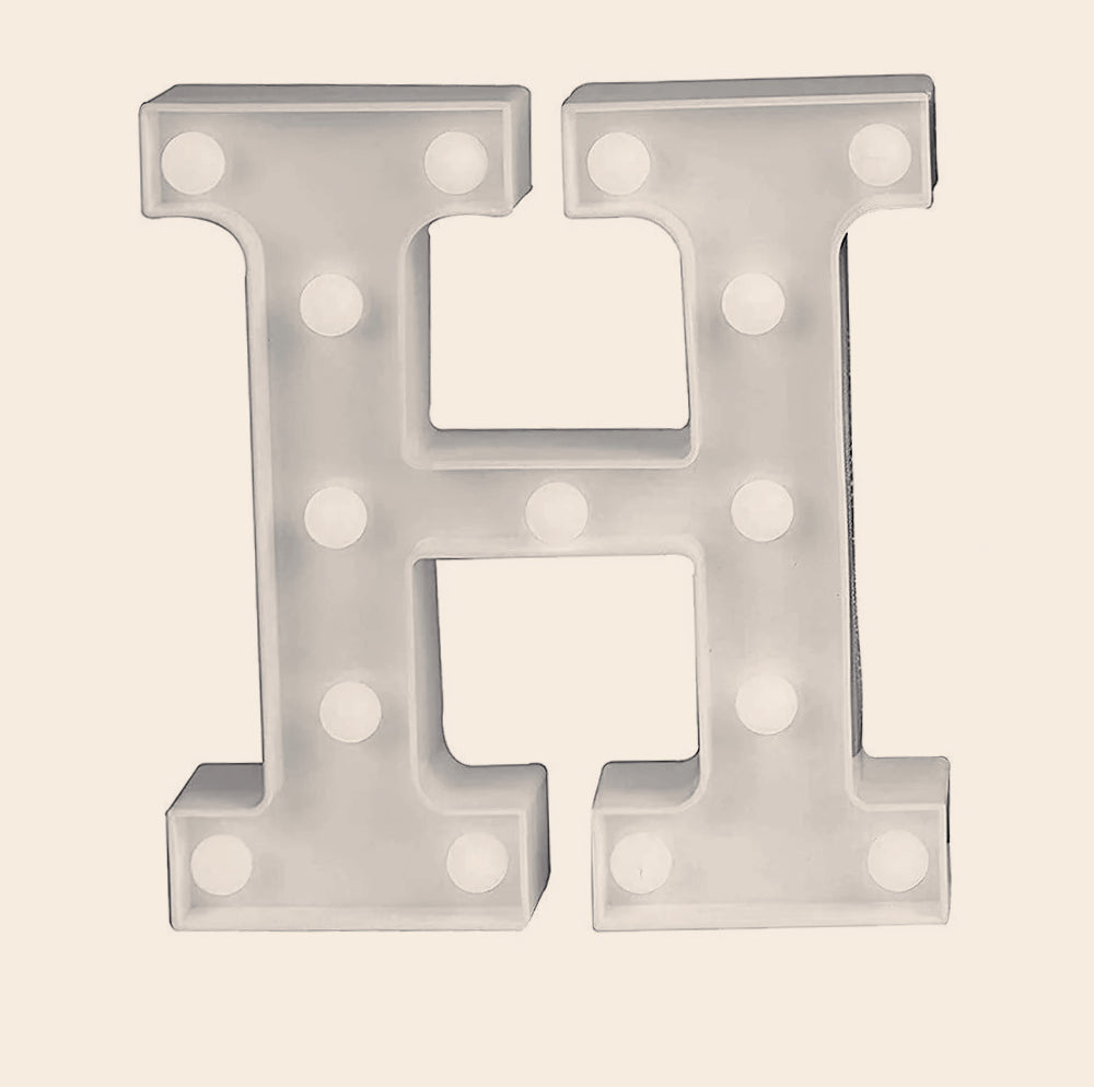 Lettere luminose LED alfabeto A-Z – Luce calda per decorazione casa, compleanni, nozze, feste, bar e eventi - ambraled