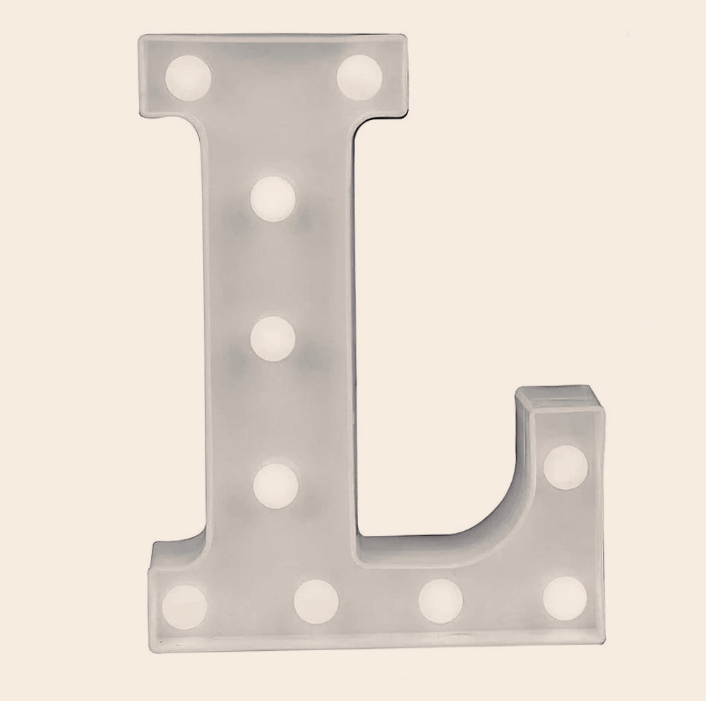 Lettere luminose LED alfabeto A-Z – Luce calda per decorazione casa, compleanni, nozze, feste, bar e eventi - ambraled