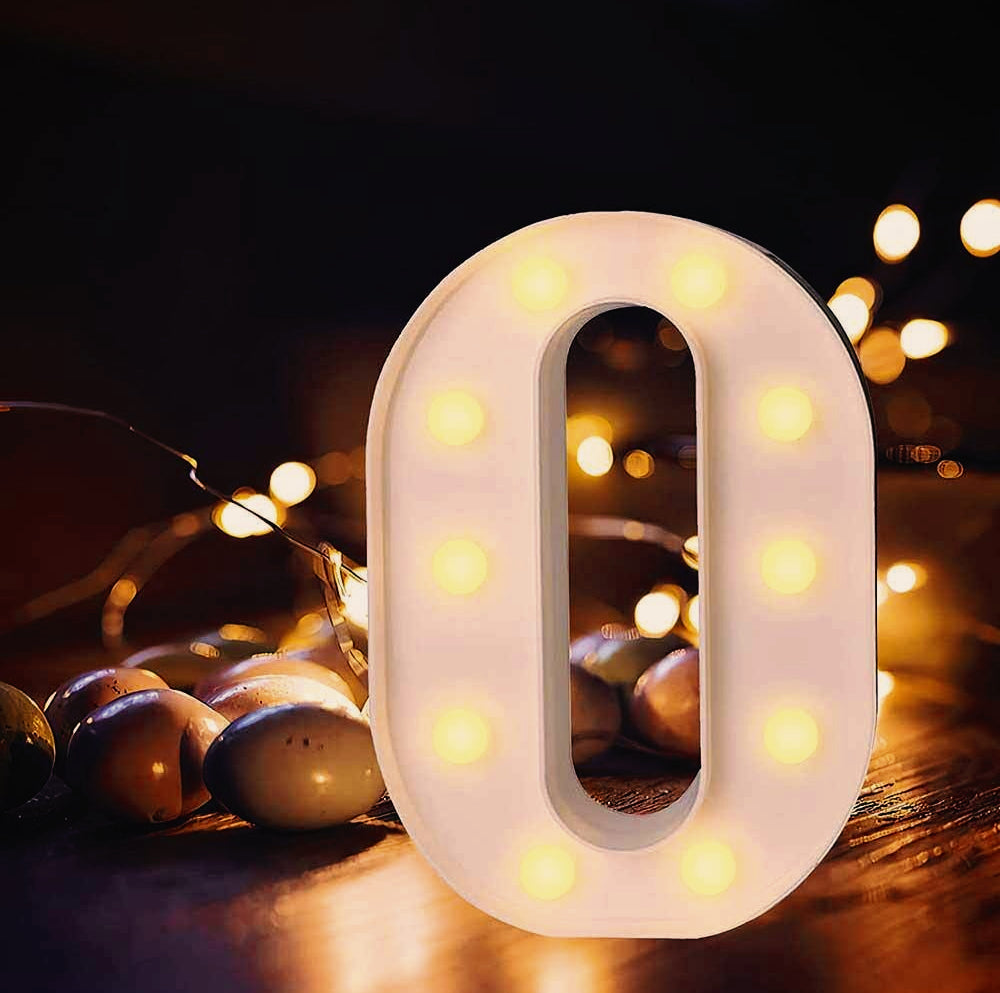 Lettere luminose LED alfabeto A-Z – Luce calda per decorazione casa, compleanni, nozze, feste, bar e eventi - ambraled