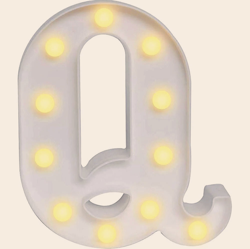 Lettere luminose LED alfabeto A-Z – Luce calda per decorazione casa, compleanni, nozze, feste, bar e eventi - ambraled