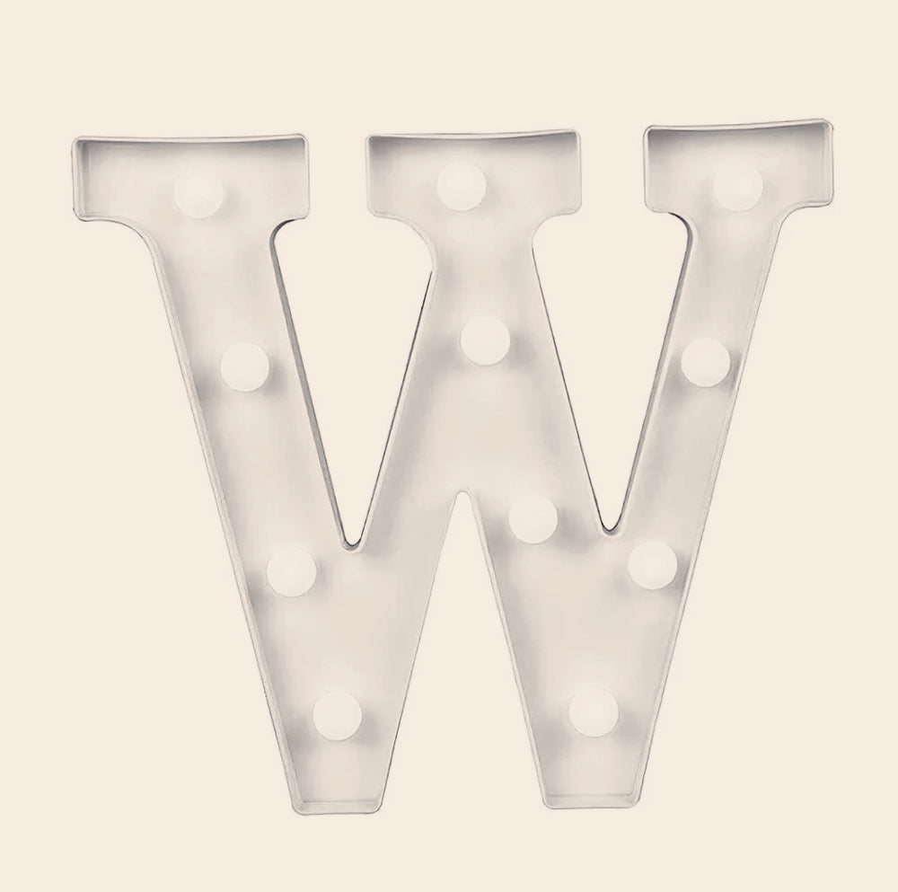 Lettere luminose LED alfabeto A-Z – Luce calda per decorazione casa, compleanni, nozze, feste, bar e eventi - ambraled