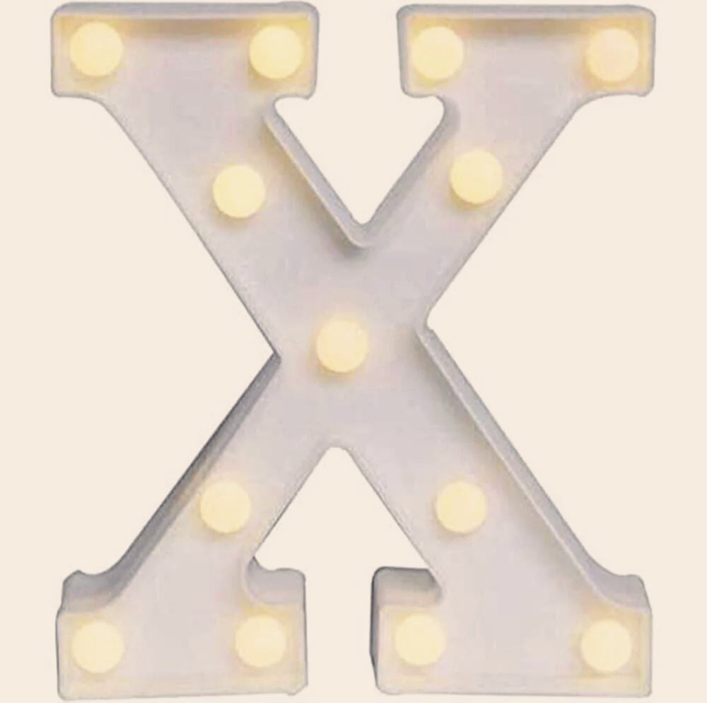 Lettere luminose LED alfabeto A-Z – Luce calda per decorazione casa, compleanni, nozze, feste, bar e eventi - ambraled