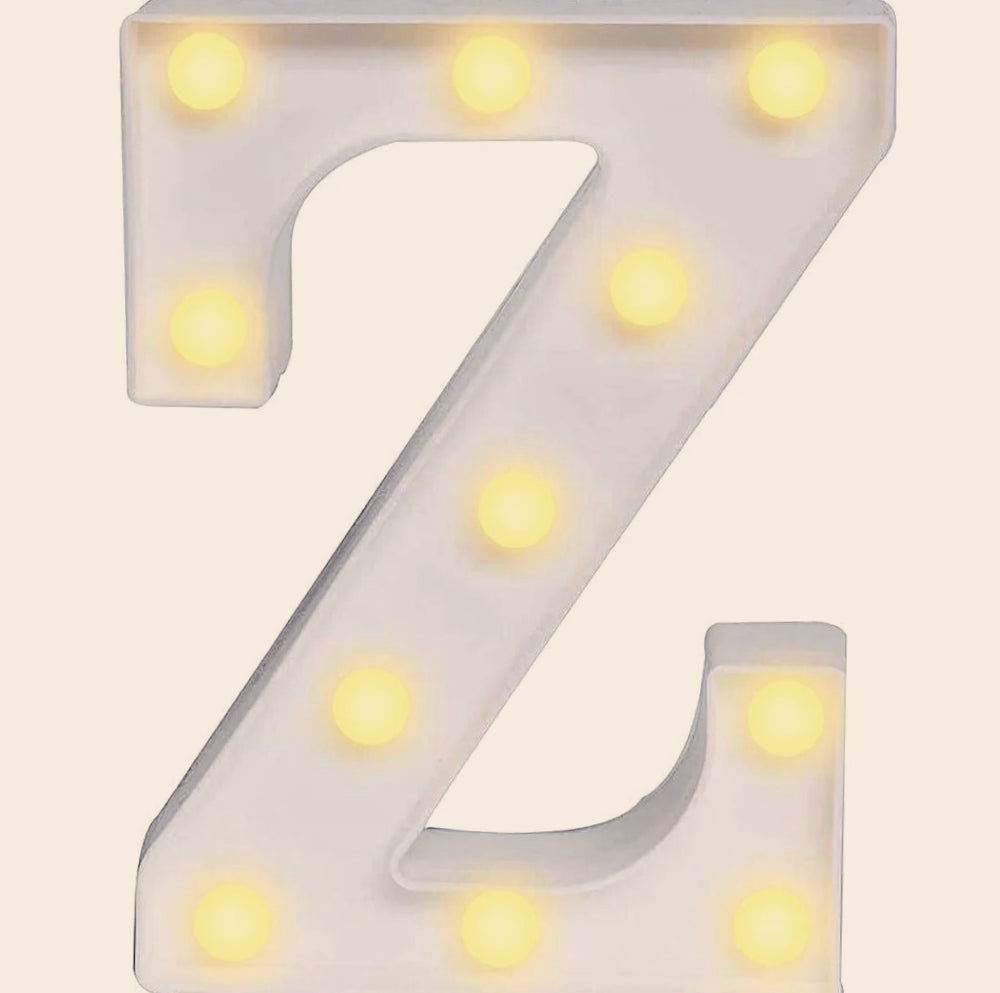 Lettere luminose LED alfabeto A-Z – Luce calda per decorazione casa, compleanni, nozze, feste, bar e eventi - ambraled