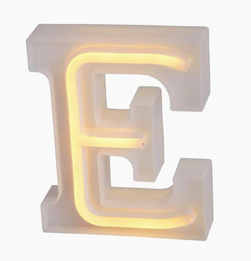 Lettere luminose LED dalla A alla Z – Decorazione festa con luce calda - ambraled