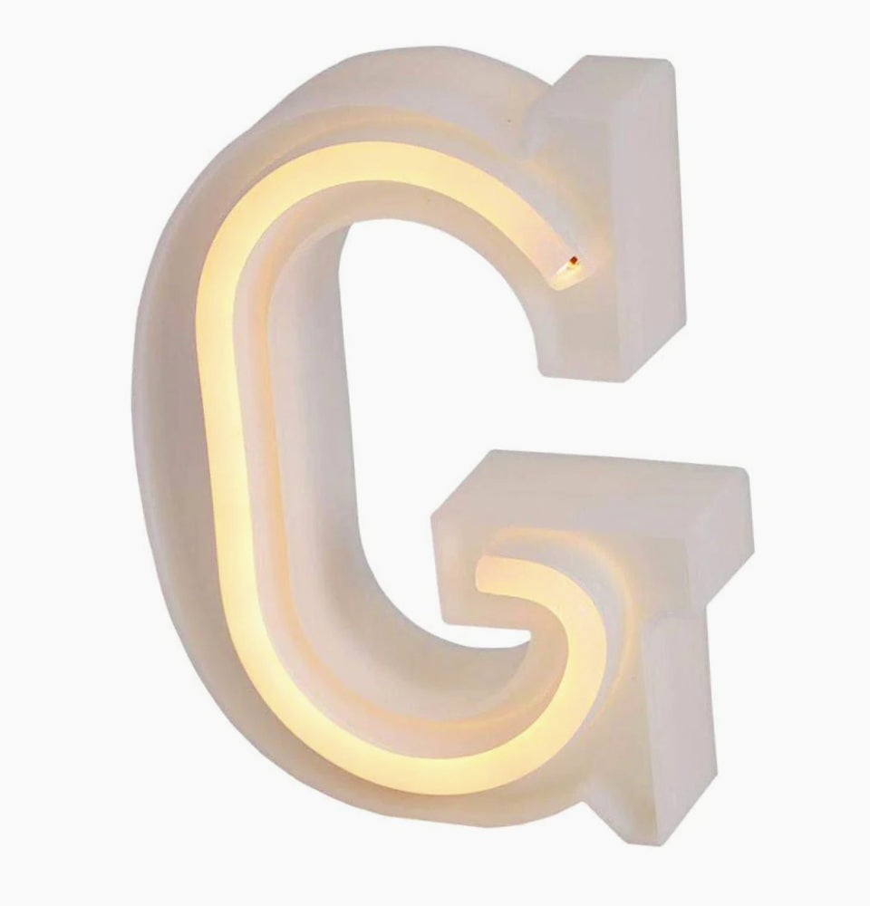 Lettere luminose LED dalla A alla Z – Decorazione festa con luce calda - ambraled