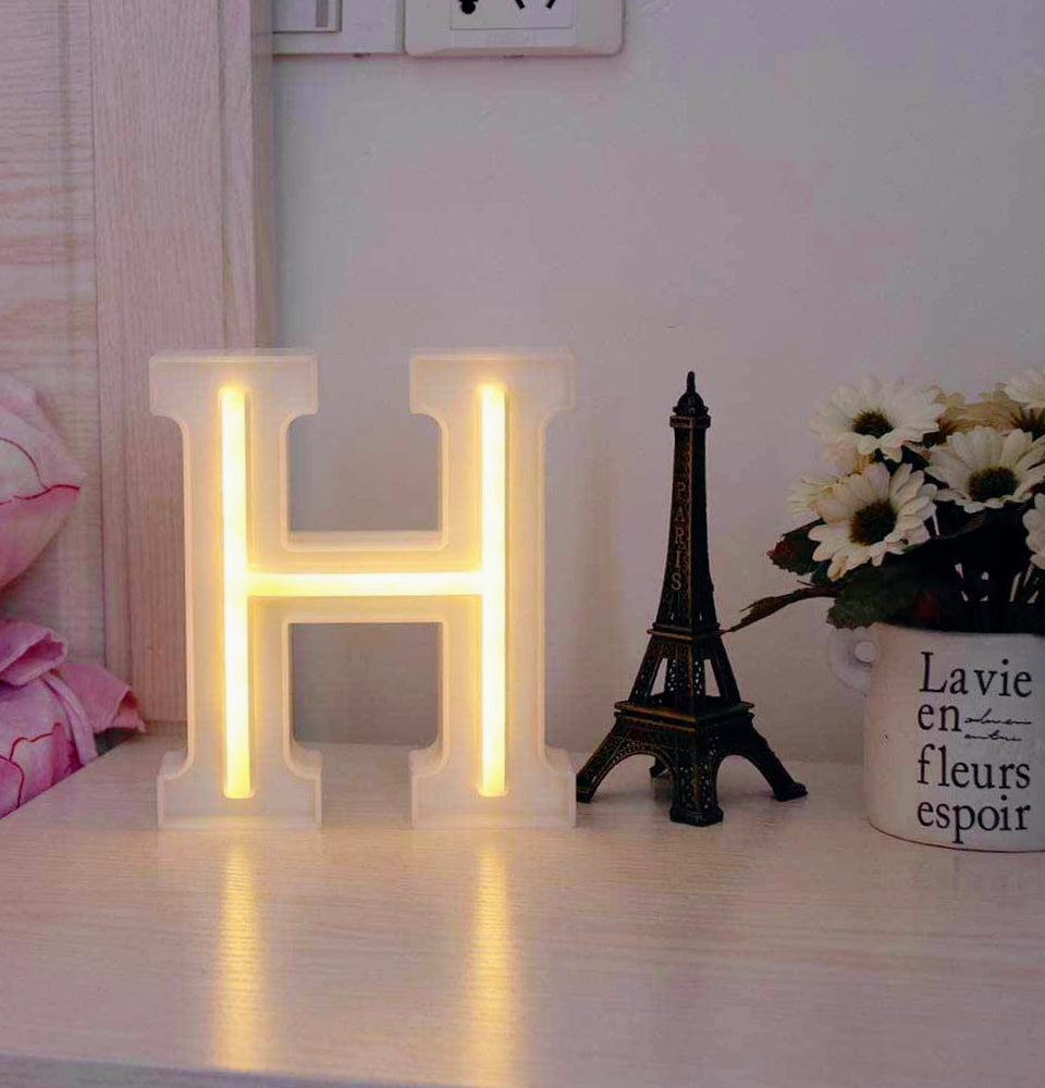 Lettere luminose LED dalla A alla Z – Decorazione festa con luce calda - ambraled