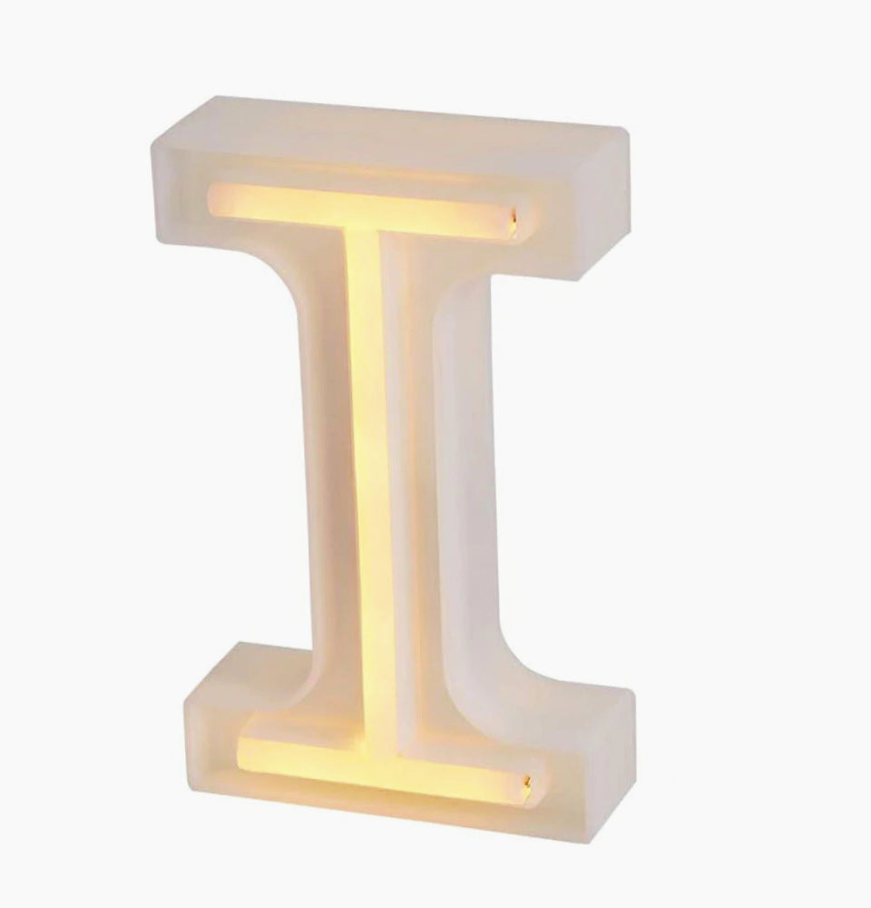 Lettere luminose LED dalla A alla Z – Decorazione festa con luce calda - ambraled
