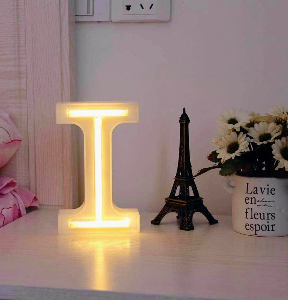 Lettere luminose LED dalla A alla Z – Decorazione festa con luce calda - ambraled