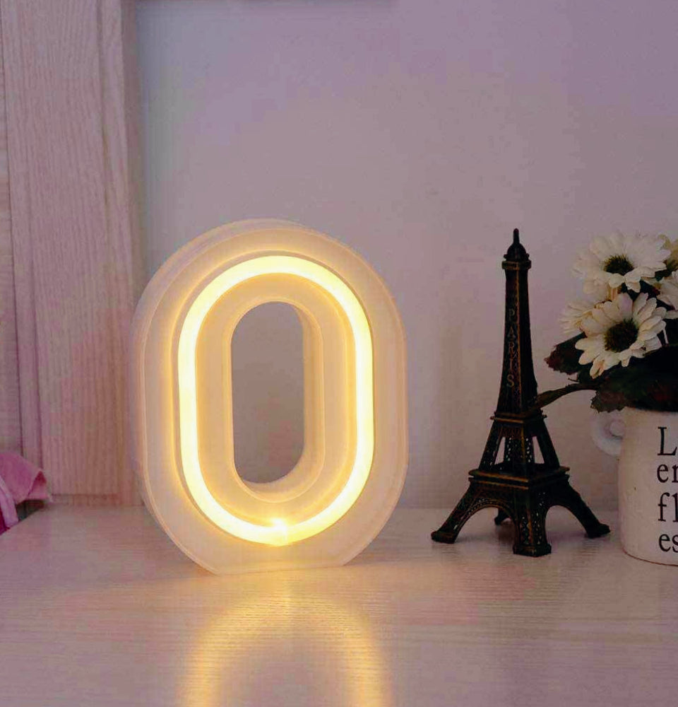 Lettere luminose LED dalla A alla Z – Decorazione festa con luce calda - ambraled