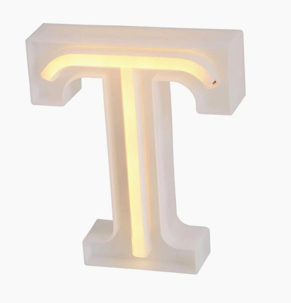 Lettere luminose LED dalla A alla Z – Decorazione festa con luce calda - ambraled
