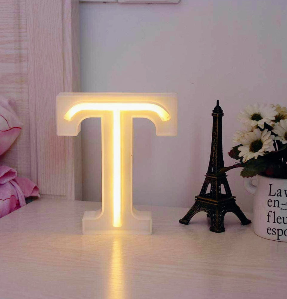 Lettere luminose LED dalla A alla Z – Decorazione festa con luce calda - ambraled
