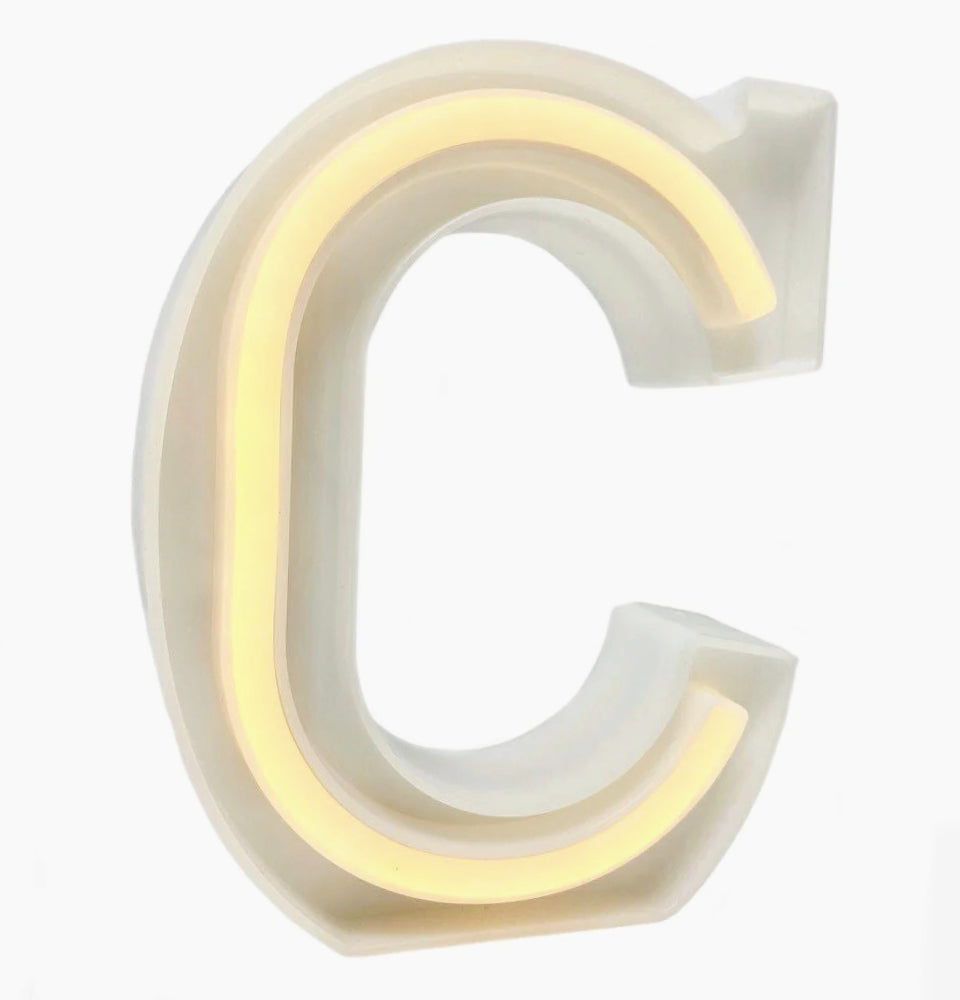 Lettere luminose LED dalla A alla Z – Decorazione festa con luce calda - ambraled