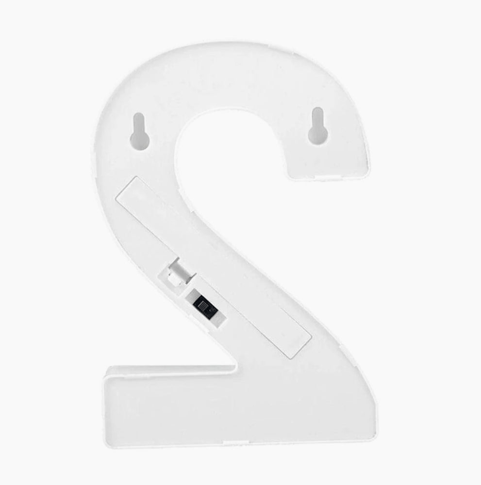 Numero LED bianco – luce calda 3000K per decorazioni feste - ambraled